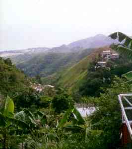Mountain views in Rincon, Puerto Rico
