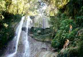 Waterfalls near Rincon, Puerto Rico